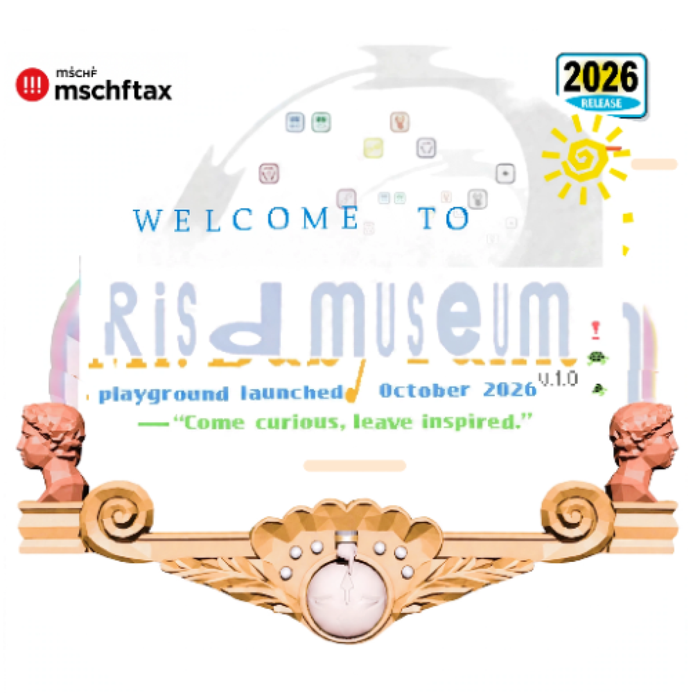 The title screen of RISD Museum Playground